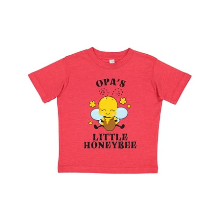 

Inktastic Cute Bee Opa s Little Honeybee with Stars Gift Toddler Boy or Toddler Girl T-Shirt