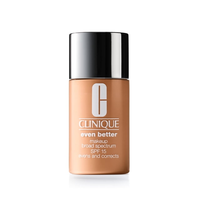 Maquillaje Even Better de Foundation Clinique con factor de protección 15, miel y trigo