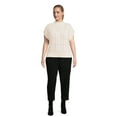 thumbnail image 3 of Just My Size Women's Plus Size Corduroy Pull-On Pants with Pockets, 3 of 6
