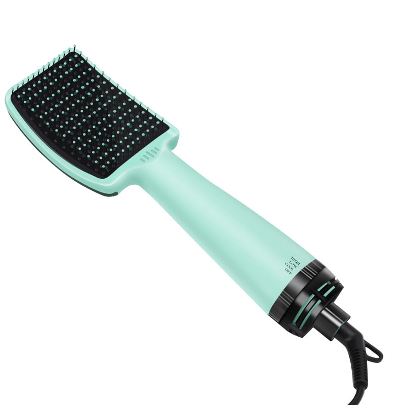 2025 hot air comb negative ion multifunctional hair dryer integrated for straight hair blowing, with high cost-effectiveness. It is a good choice for giving to mothers or girlfriends. Black