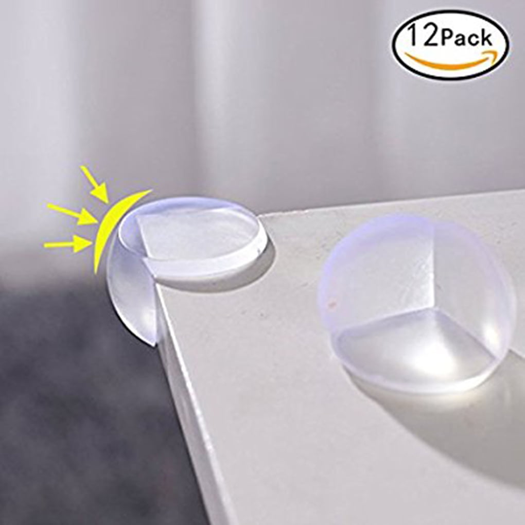 Set Infant Safety Table Transparent Anti-Collision Angle with Adhesive Transparent 