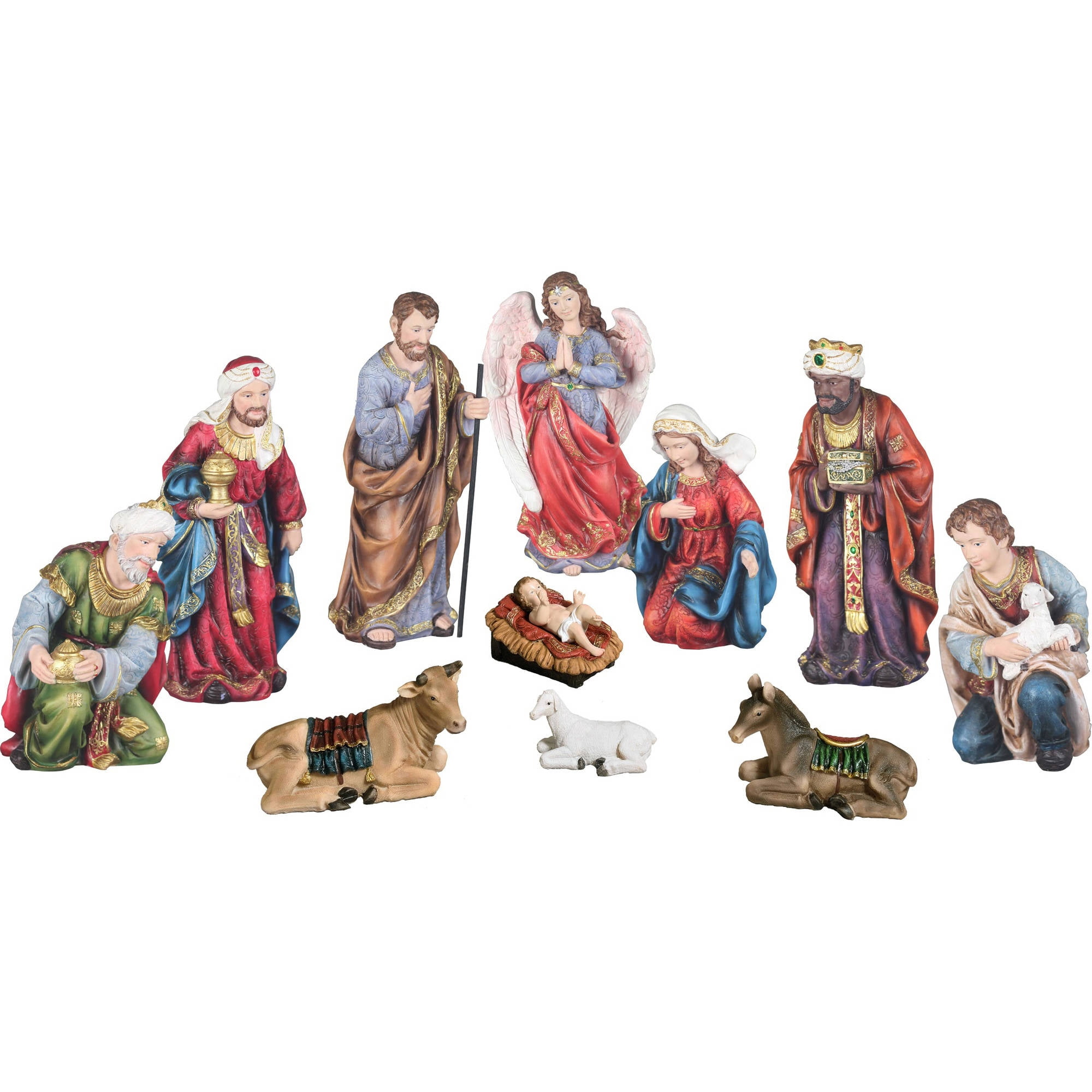 walmart outdoor christmas nativity sets