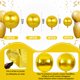thumbnail image 2 of 16 globos redondos gigantes dorados en 4D de 10 a 22 pulgadas, 16 unidades, de TONIFUL, 2 of 7