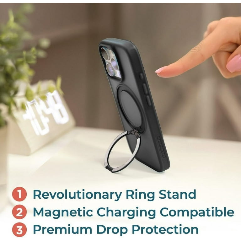 Aazon.co: BLACK DECKER 360°Spin Agnetic Stand For IPhone 16 Case
