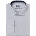 thumbnail image 1 of Michelsons London Camisa abotonada de algodón para hombre, blanca, pequeña Michelsons London Botones al frente, 1 of 1