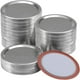 thumbnail image 4 of Monstrate 100 Uds tapas de vidrio tapas de botellas tapas de conservas de tipo dividido de hojalata boca ancha 70mm almacenamiento a prueba de De coser Plata 86 mm, 4 of 6