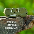 thumbnail image 2 of Smith’s Pocket Pal Mini Tactical Knife Sharpener | OD Green | 2 Stage Sharpener & Diamond Sharpening Rod | Stainless Steel | Outdoor Hunting Knife & Hook Sharpener | Compact, Durable, & Lightweight, 2 of 8