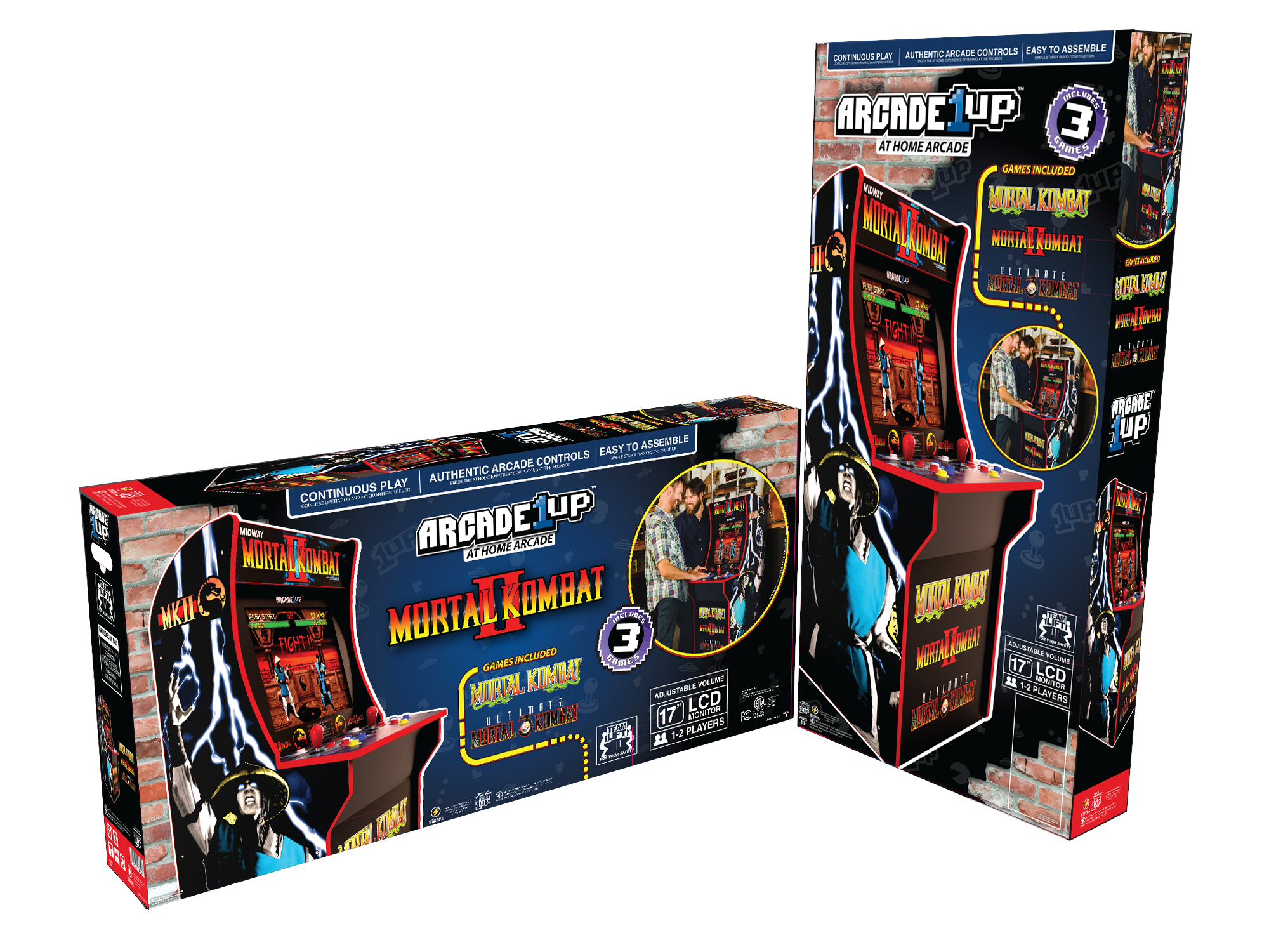 Arcade1Up, Mortal Kombat Arcade Machine without riser, 4ft (Includes Mortal Kombat I,II, III) (Pick Up Today) - image 2 of 5