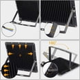 thumbnail image 3 of Foco LED de 100 W para jardines y patios, foco superbrillante de bajo consumo, 10 000 lúmenes, blanco frío 6500 K, fácil instalación con soporte de metal ajustable, 1 unidad, 3 of 5