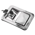 thumbnail image 4 of "Premium 304 Stainless Steel Paddle Latch with Keys - Heavy Duty Handle Lock for Construction Equipment & Generator Sets"  

(Character count: 108)  

Alternative option:  
"Industrial-Grade 304, 4 of 6