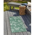 thumbnail image 3 of 24" 36" Simply Daisy Windy Blossom Modern & Contemporary Chenille Area Rug, Green, 3 of 4