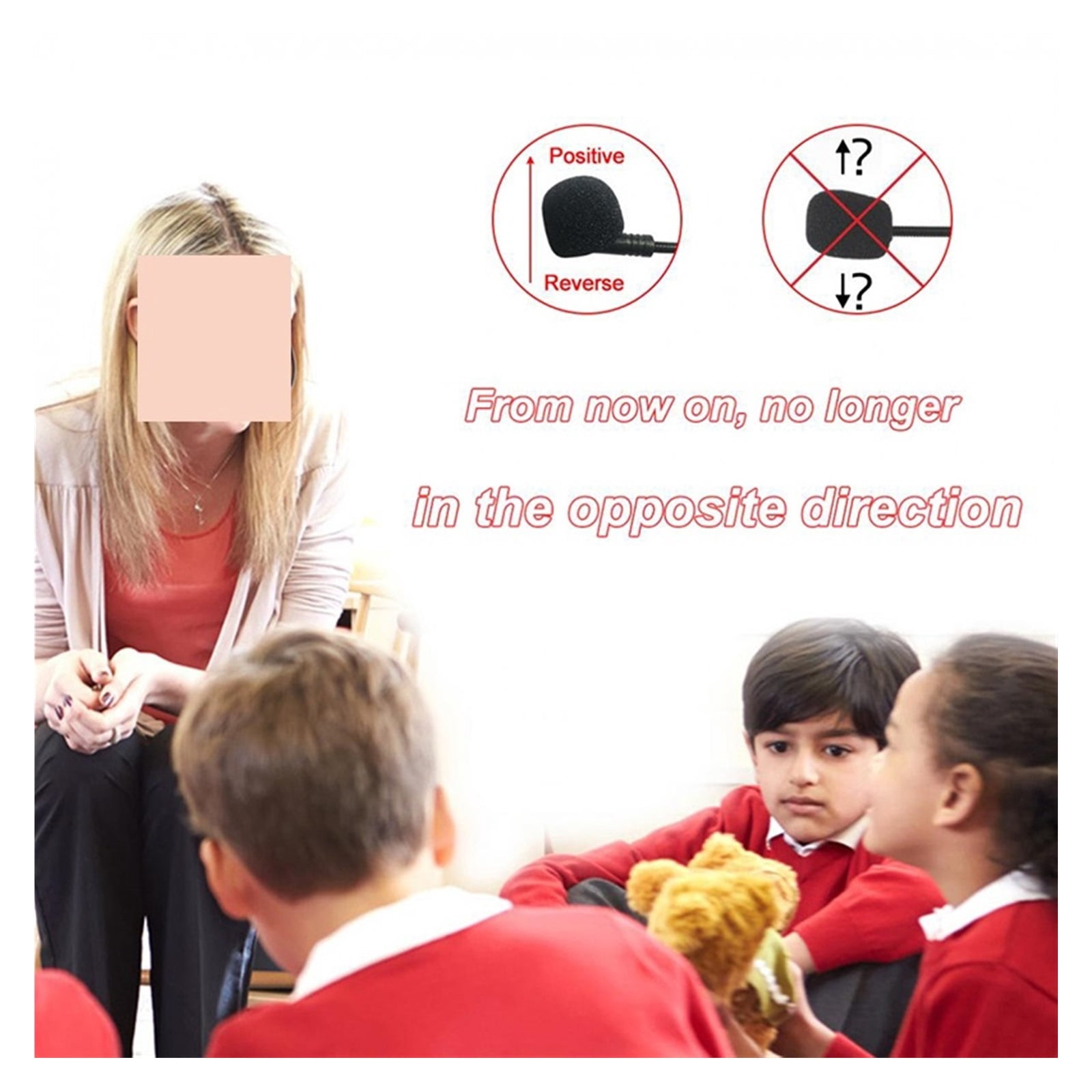 Mini Megaphone Voice Amplifier With Wired Microphone Mini Audio Speaker Support USB Disk And TF Card Player ,Easy to Operate