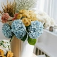 thumbnail image 6 of 3PCS Hydrangea Silk Fake Flowers with Leaves and Stems,Simulation Flowers for Home Table Centerpieces Wedding Party Decoration,Rose, 6 of 9