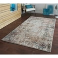 thumbnail image 5 of Amer Rugs Xavier Chevron Vintage Ivory Area Rug, 5 of 5