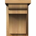 thumbnail image 2 of 8"W x 12"D x 12"H Yorktown Rough Sawn Corbel w/Backplate, Western Red Cedar, 2 of 9