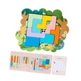 thumbnail image 4 of Rompecabezas de madera para niños, juego de rompecabezas desafiante, rompecabezas Montessori, juguete educativo Animales, 4 of 9