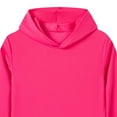 thumbnail image 3 of Ulanda Boys Hooded Sweatshirt Fleece Pullover Hoodies Long Sleeve Warm Hoodie Sweatshirts with Pocket for Kids (Hot Pink, 3-4 Years), 3 of 4