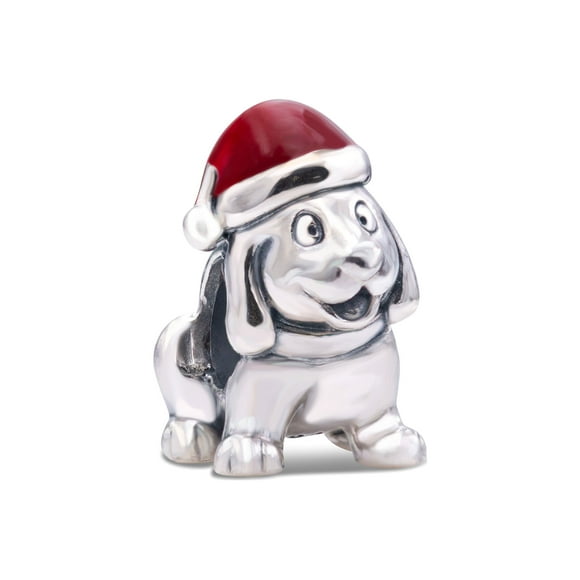 Pandora Christmas Puppy Charm -