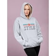 thumbnail image 2 of Style Star Banner Hoodie Women -Image by Shutterstock, Female 3X-Large, 2 of 4