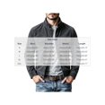 thumbnail image 3 of Zynoxe Mens Corduroy Jacket with Chest Pockets Classic Stand Collar Zip‑Up Jacket Warm Long Sleeve Casual Jackets Retro Solid Color Workwear Jacket for Men Dark Gray S, 3 of 9