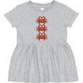 thumbnail image 3 of Inktastic Crab Lover Girls Baby Dress, 3 of 5