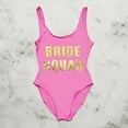 thumbnail image 7 of Bachelor Party Sexy One Piece swimsuit BRIDE SQUAD Bathing Suit Women Swimwear Plus Size body 2022 sexy monokini Luxury swimsuit, 7 of 7