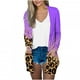 thumbnail image 2 of Cárdigan de moda para mujer, estampado holgado, de manga larga, abrigo, blusa, abrigo para mujer, 2 of 5