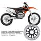 thumbnail image 4 of Bicycle Brake Disc HardWearing for 150cc 200cc 250cc PIT Trail Dirt Bike Motorcross, 4 of 5