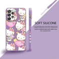 thumbnail image 3 of Hello Kitty Pink Love Holding Bear For Samsung Galaxy A73 A71 A72 A12 A21s A22 A23 A31 A32 A51 A52 A52s A53 A02s Liquid Case, 3 of 5