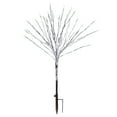 thumbnail image 4 of Alpine Corporation 39"H Indoor/Outdoor Metallic Foil Tree Stake Holiday Decoration with Green LED Lights, 4 of 13