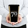 thumbnail image 5 of Big Dot of Happiness Adult 70th Birthday - Gold - Birthday Party Favor Popcorn Treat Boxes - Set of 12, 5 of 5