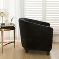 thumbnail image 4 of Skksst 2-Pieces Velvet Tub Chair Cover Seat Cushion Slipcover Club Armchair Sofa Protector, 4 of 7