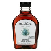 Madhava Natural Sweeteners, Organic Amber Raw Blue Agave, 23.5 oz Pack of 4