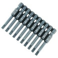 thumbnail image 4 of Destornilladores de punta plana Bling Bling 10 Piezas Acero de Aleación S2 1/4 de pulgada, 4 of 12