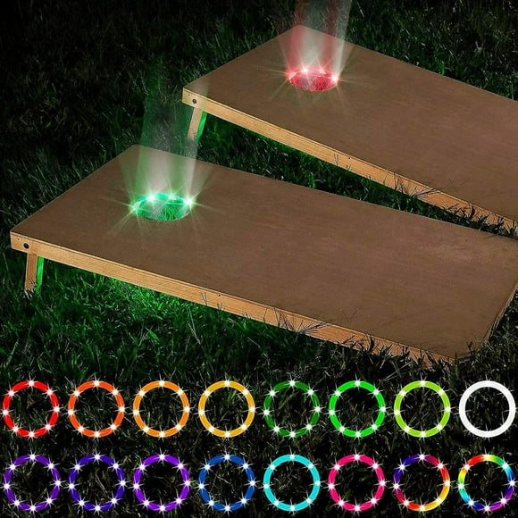 Cornhole Game Night Light Corn Hole Bean Bag Toss Board Led Lamp