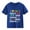 Blue, variant on Coerni Happy 100 Days of School Shirt for Boys Girls Toddler Kids Letter Graphic Kindergarten Short Sleeve Tees Crewneck Tops