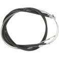 thumbnail image 1 of Front Brake Cable Plastic Black Cyclists Bike Maintenance 2Set 43.3X0.2X0.2In, 1 of 4