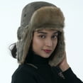 thumbnail image 3 of HEYANN Winter Trapper hat,Russian Ushanka Plaid Faux Fur Fuzzy for Men Women with Ear Flaps Eskimo Soviet Pilot Hat, 3 of 8