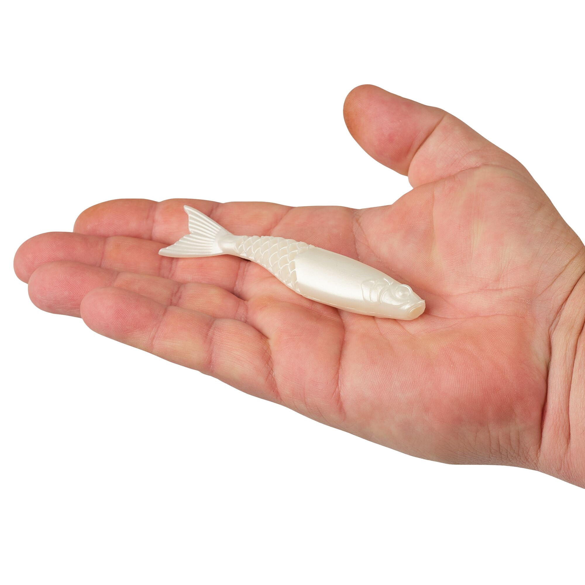 Berkley PowerBait® PowerStinger, 4.5 in, Minnows, Pearl White (5 Count)