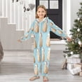 thumbnail image 5 of Soft Big Kids Onesie Pajamas Cozy Loose-Fit Jumpsuits for kids with Pockets for Christmas Lounge & Play Cute Capybara with Santa Hat, 5 of 7