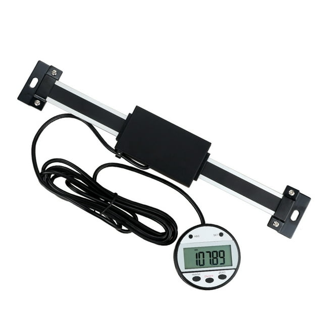 Escala lineal digital multifuncional con display externo remoto, herramienta de medición de regla lineal para torno de fresadora (0-150mm)