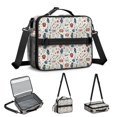 thumbnail image 5 of Baseball Players and Speech Bubbles Insulated Lunch Bag with Shoulder Strap and Bottle Holder,Bento School Lunch Bag Box,11x9.5x3.5 Inches, 5 of 5