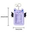 thumbnail image 3 of 1pc Cute Plush Kawaii Little Devil K-Pop Photocard Holder, BTS Twice Id Protector Credit Bank Card Sleeves Storage, 3 of 4