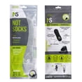 thumbnail image 2 of NotSocks Sockless Insole Covers for Flats & Shoes - No Show Odor-Free Shoe Liners - Heather Gray (1-Pack), 2 of 8