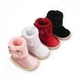 thumbnail image 6 of Povozer Fleece Cozy Booties for Babies and Toddlers(White,0-6 Months), 6 of 6