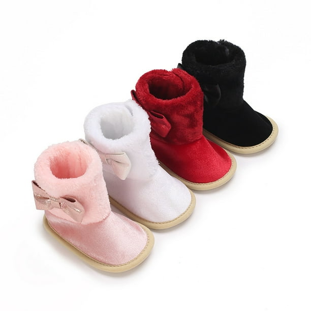 nsendm Unisex Baby Shoes Infant Unisex Boys Fall Boots Size 12 Baby Boots Fashion New Pattern Baby Girl Cotton Keep Warm Plush Soft Snow Boots Soft