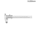 thumbnail image 2 of Joernso 150/200/300/mm Mini Portable High Accuracy Carbon Steel Vernier Caliper Ruler, 2 of 8