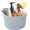 Grey, variant on Senya Woven Baskets for Storage, Decorative Storage Baskets Cute Storage Organizer Cat Cotton Rope Basket