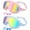 Pink & Light Blue, variant on Kids Swimming Goggles 2 Pack, Anti Fog&UV Kids Goggles for Boys Girls, No Leak Wide View Swim Goggles for Child 3-14