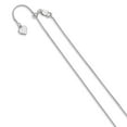 thumbnail image 1 of Leslie's 925 Sterling Silver Adjustable .85mm Box Chain; 30 inch; Lobster Clasp; for Adults and Teens; for Women and Men, 1 of 2